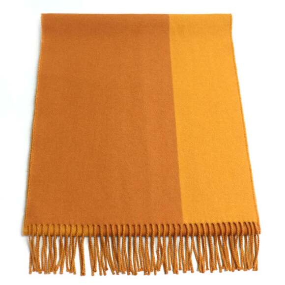 HERMES Orange Scarf - Picture 4 of 6